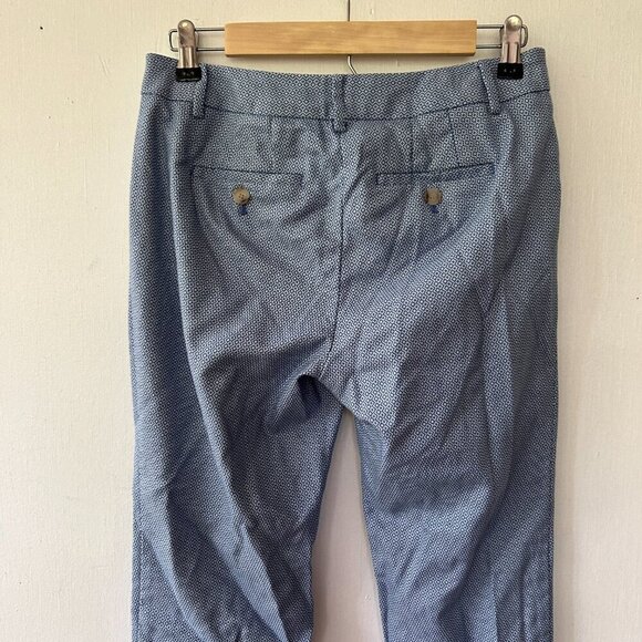 Talbots Hampshire Ankle Pants Womens 4 Petite Blue Career Preppy Nautical - Picture 6 of 7